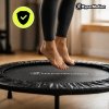 Domowa trampolina fitness 91 cm - czarna